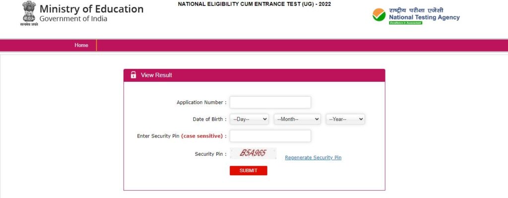 NEET 2022 Result Out