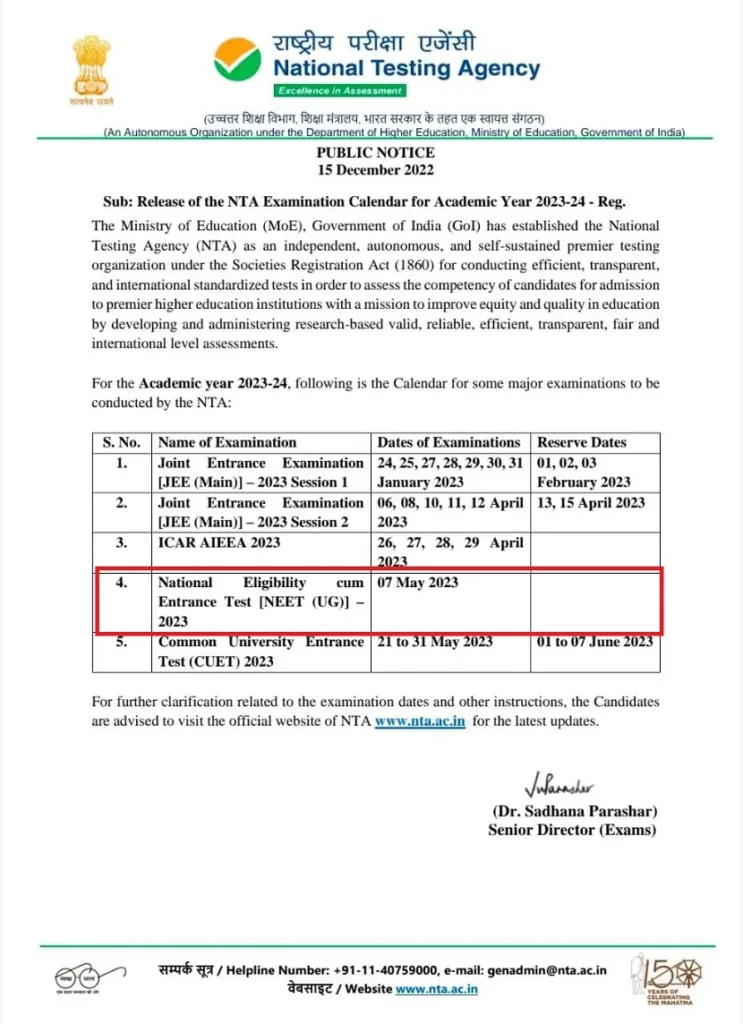Neet 2023 Application Form Date - Printable Forms Free Online