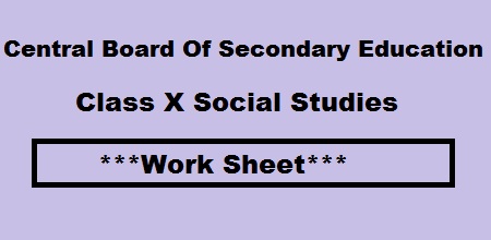 Social studies help x cbse