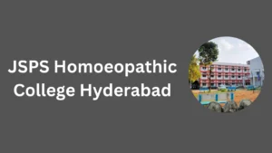 JSPS Homoeopathic College Hyderabad