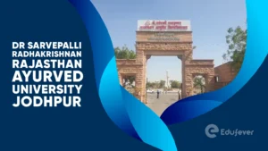 Dr Sarvepalli Radhakrishnan Rajasthan Ayurved University Jodhpur