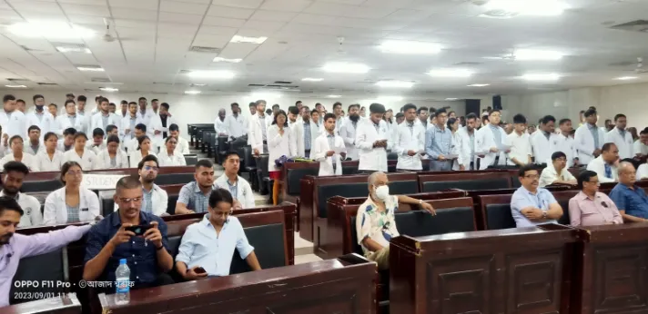 Fakhruddin Ali Ahmed Medical College Oath Taking Ceremony of the 2023-24 Batch