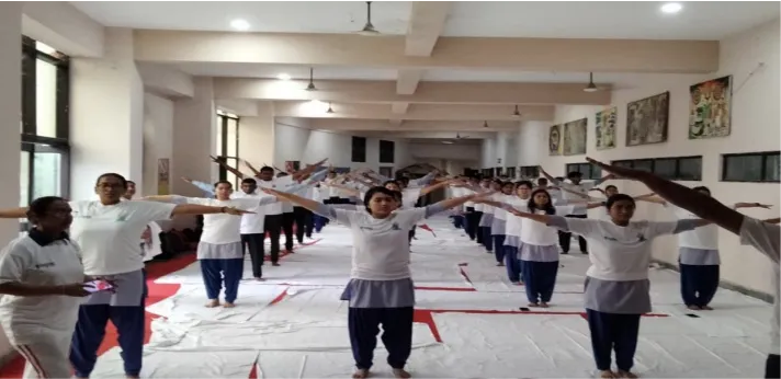 Guwahati Medical College at Yoga session