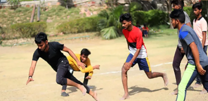 School of Yoga Naturopathy Sanskriti University Mathura Playground