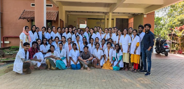 Ashtamgam Ayurveda College students