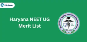 Haryana NEET UG Merit List