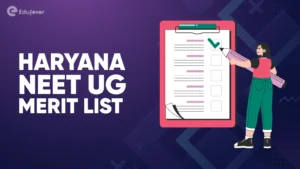 Haryana NEET UG Merit List