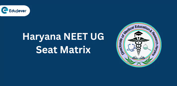 Haryana NEET UG Seat Matrix