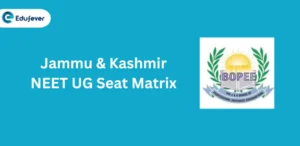 Jammu and Kashmir NEET UG Seat Matrix