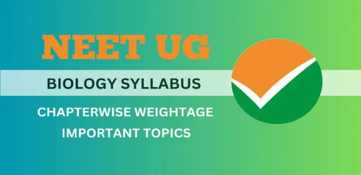 NEET UG Biology Syllabus 2025