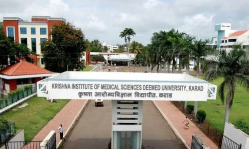 Krishna Medical College Karad View