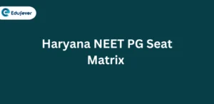 Haryana NEET PG Seat Matrix