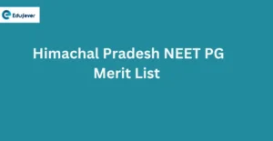 Himachal Pradesh NEET PG Merit List