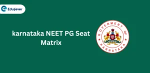 Karnataka NEET PG Seat Matrix