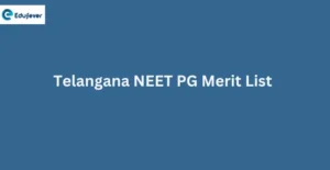 Telangana NEET PG Merit List