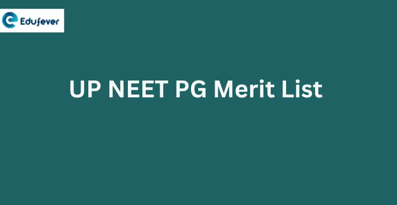 UP NEET PG Merit List