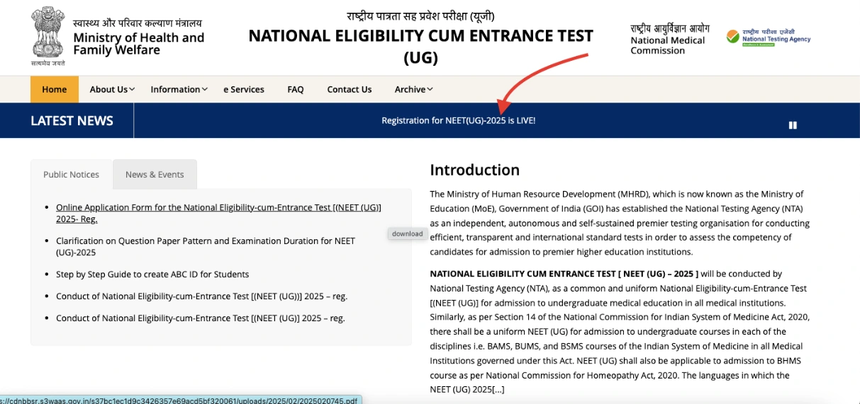 NEET UG 2025 on May 4